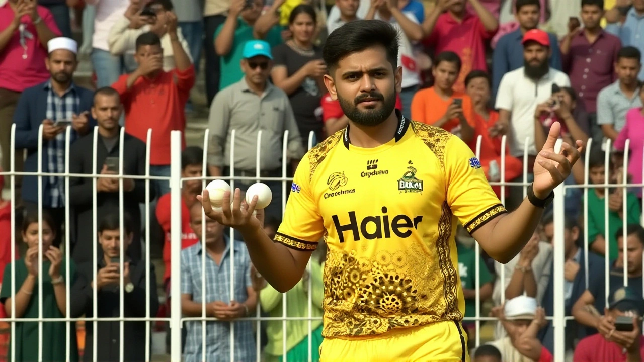 बाबर आज़ाम ने शौएब अख़्तर को चार्ड, पेशावर में बाढ़ राहत के लिए ज़लमी ने आयोजित की प्रदर्शनी