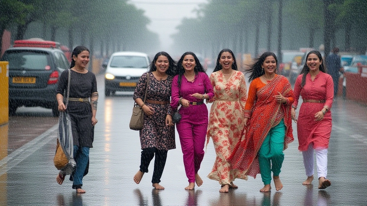 IMD ने दिल्ली‑NCR में हल्की बारिश और तूफान की चेतावनी जारी की
