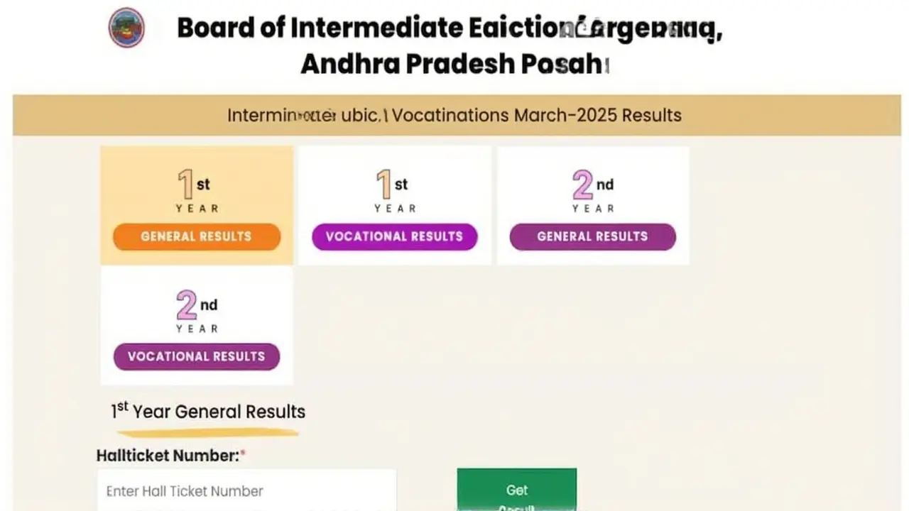 AP इंटर रिजल्ट्स 2025 जारी: BIEAP ने घोषित किए प्रथम और द्वितीय वर्ष के परिणाम